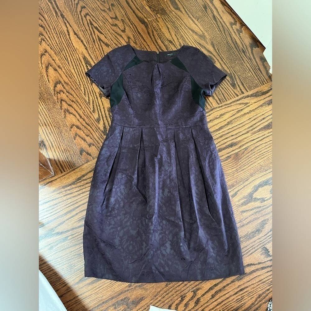Raw and co purple dress  with short sleeves size 6